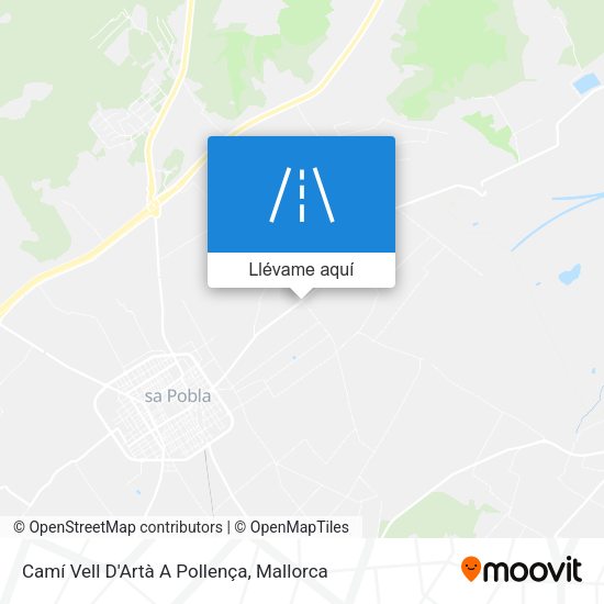 Mapa Camí Vell D'Artà A Pollença