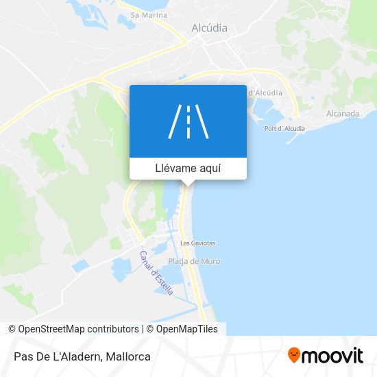 Mapa Pas De L'Aladern