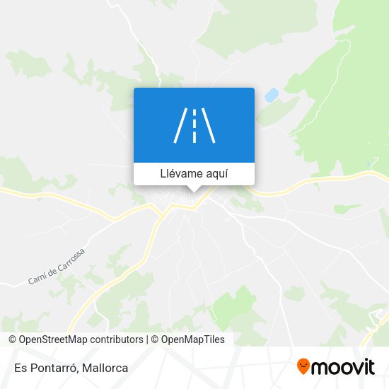 Mapa Es Pontarró