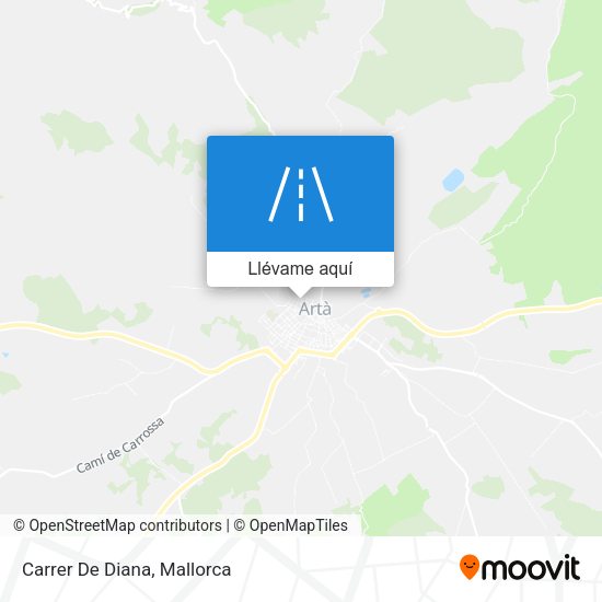 Mapa Carrer De Diana