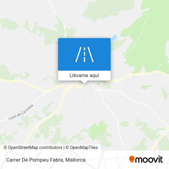 Mapa Carrer De Pompeu Fabra