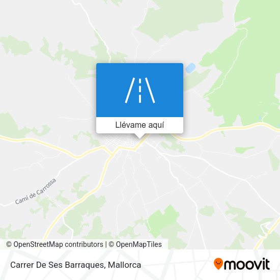 Mapa Carrer De Ses Barraques