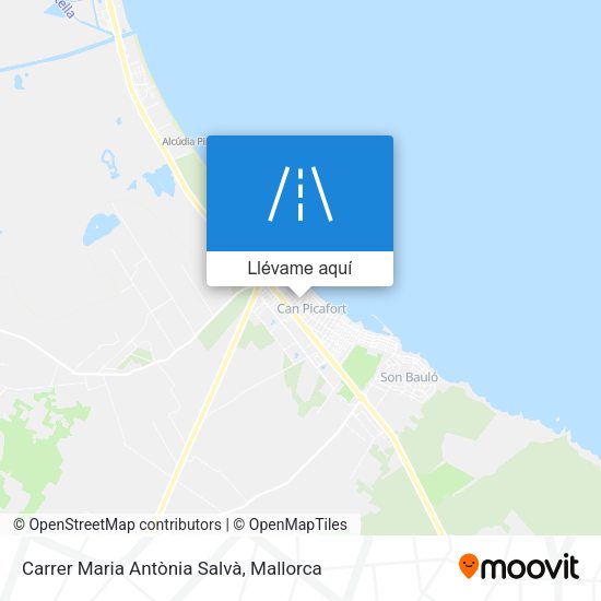 Mapa Carrer Maria Antònia Salvà