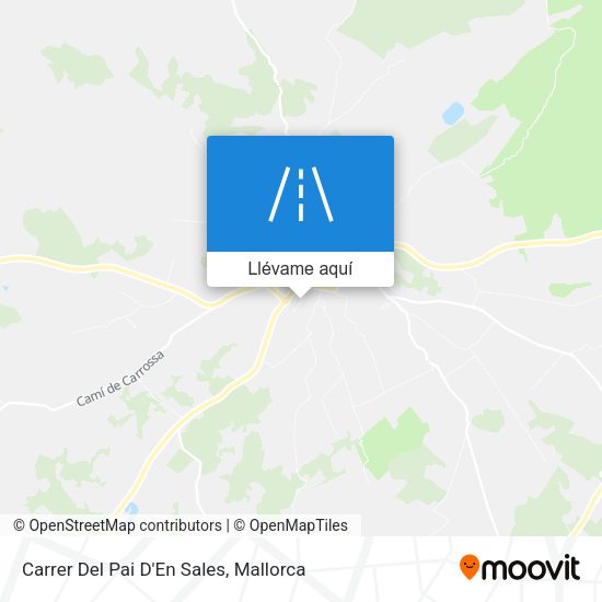 Mapa Carrer Del Pai D'En Sales