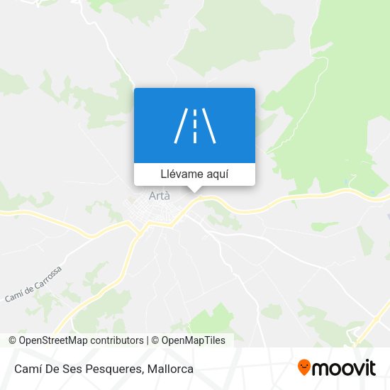 Mapa Camí De Ses Pesqueres