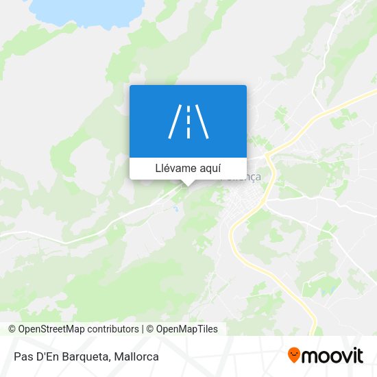Mapa Pas D'En Barqueta