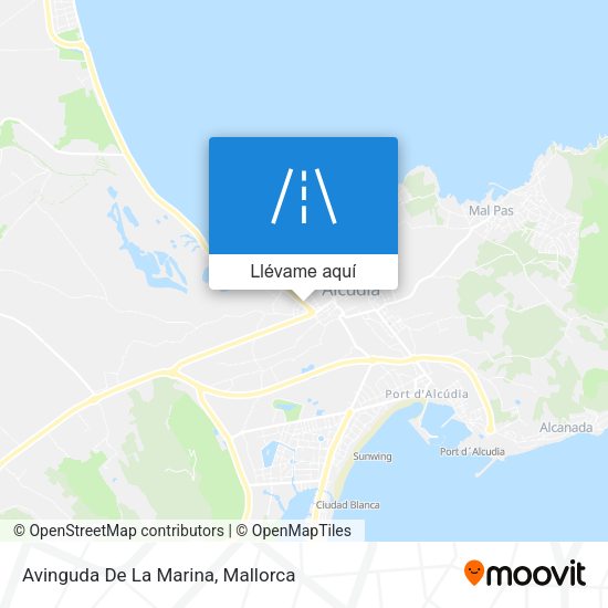 Mapa Avinguda De La Marina