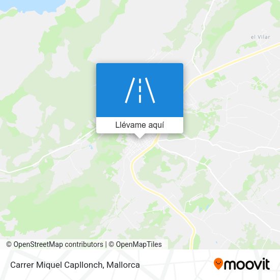 Mapa Carrer Miquel Capllonch