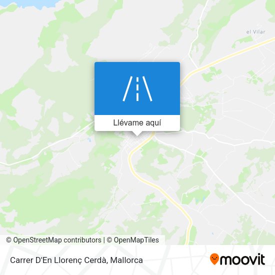 Mapa Carrer D'En Llorenç Cerdà