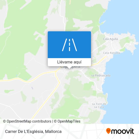 Mapa Carrer De L'Església