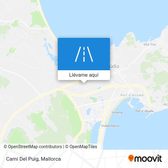 Mapa Camí Del Puig