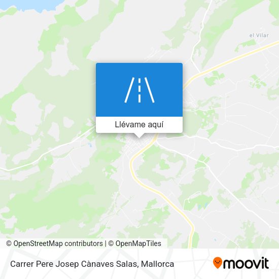 Mapa Carrer Pere Josep Cànaves Salas