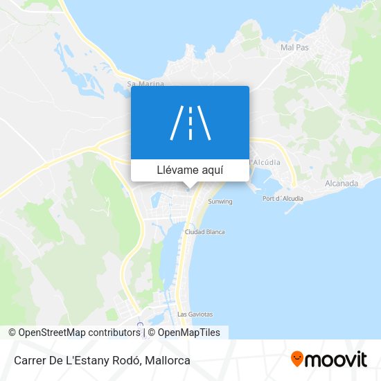 Mapa Carrer De L'Estany Rodó