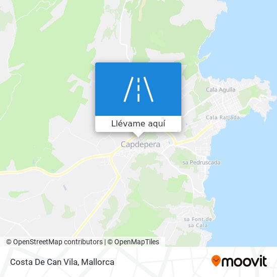 Mapa Costa De Can Vila