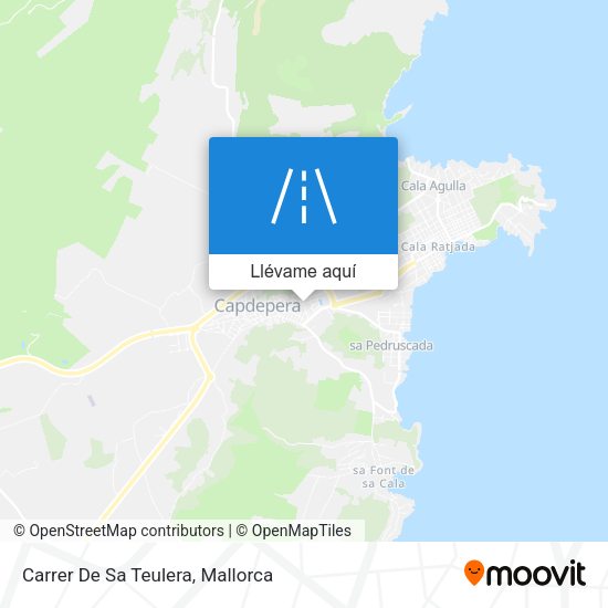 Mapa Carrer De Sa Teulera