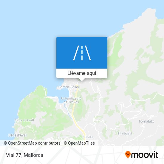 Mapa Vial 77
