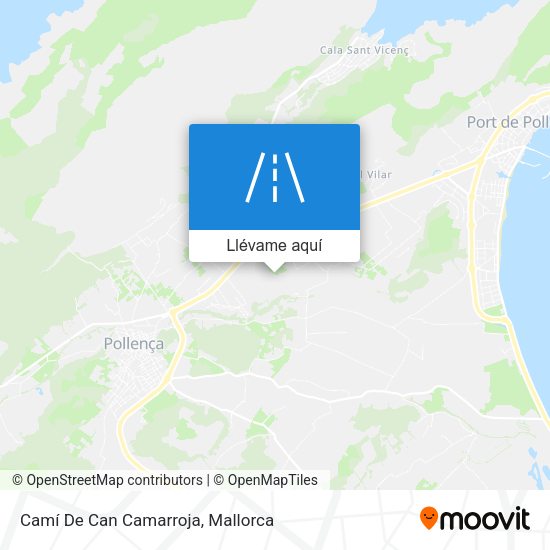 Mapa Camí De Can Camarroja