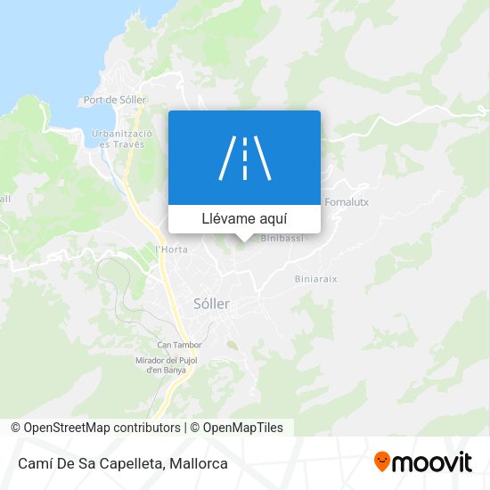Mapa Camí De Sa Capelleta