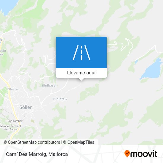 Mapa Camí Des Marroig