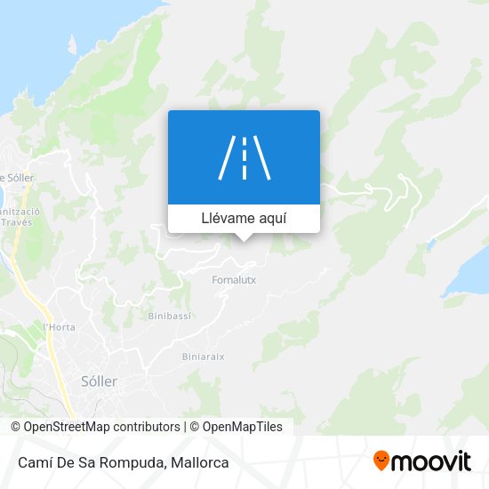 Mapa Camí De Sa Rompuda