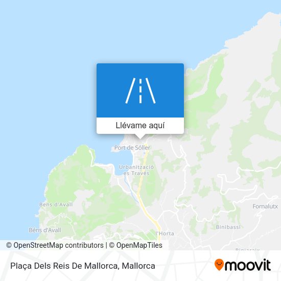 Mapa Plaça Dels Reis De Mallorca