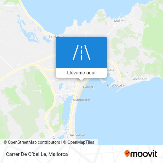 Mapa Carrer De Cíbel·Le