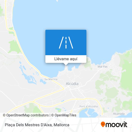 Mapa Plaça Dels Mestres D'Aixa