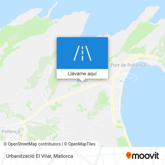 Mapa Urbanització El Vilar