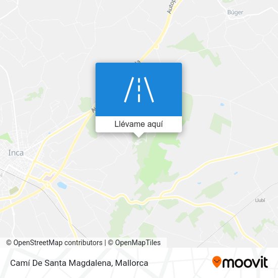 Mapa Camí De Santa Magdalena