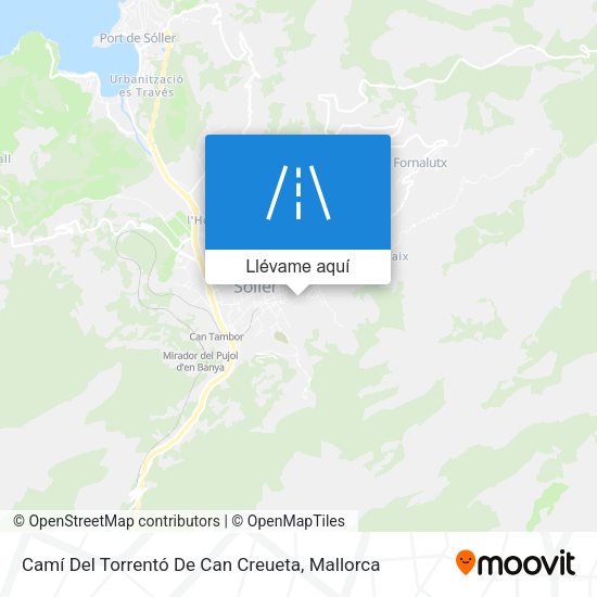 Mapa Camí Del Torrentó De Can Creueta