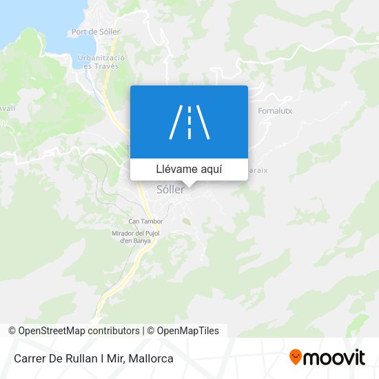 Mapa Carrer De Rullan I Mir