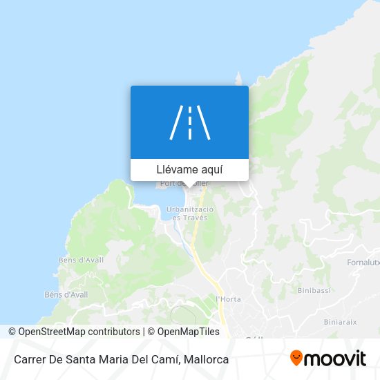 Mapa Carrer De Santa Maria Del Camí