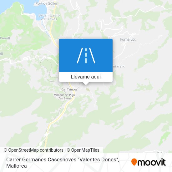 Mapa Carrer Germanes Casesnoves "Valentes Dones"