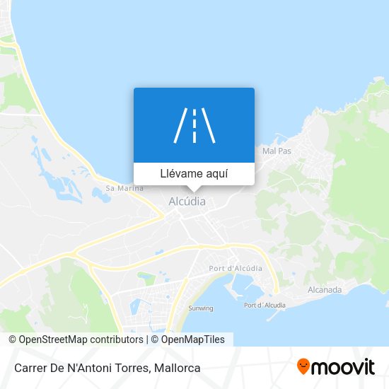 Mapa Carrer De N'Antoni Torres