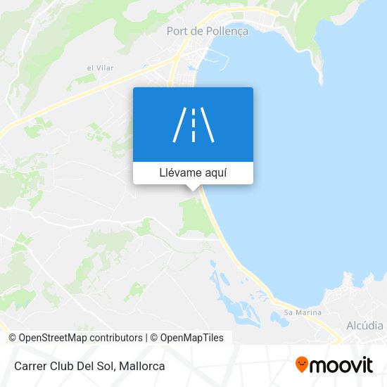 Mapa Carrer Club Del Sol