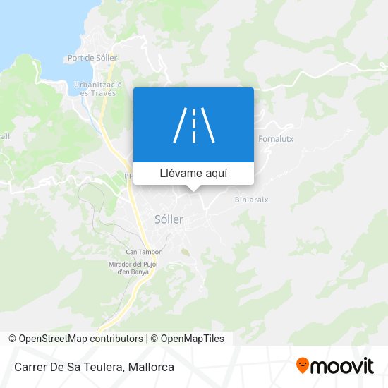 Mapa Carrer De Sa Teulera