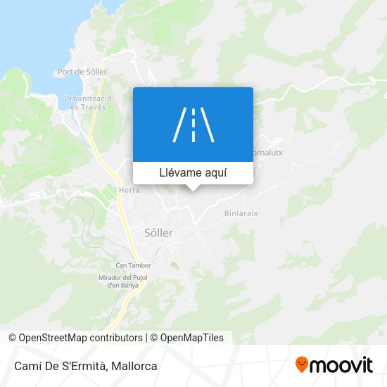 Mapa Camí De S'Ermità