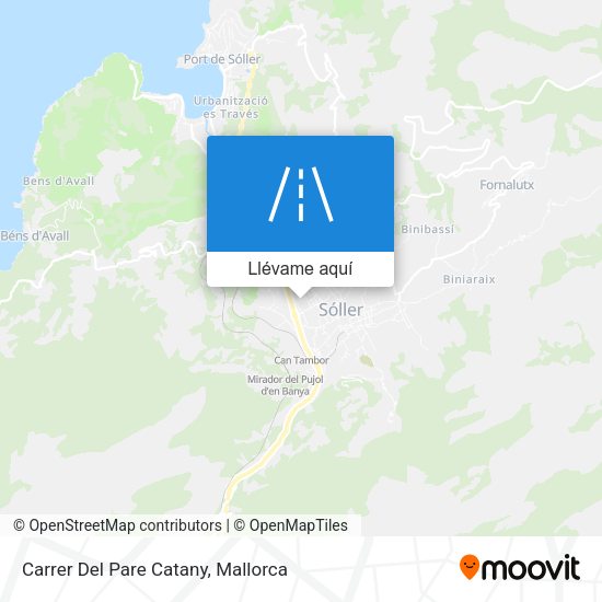Mapa Carrer Del Pare Catany