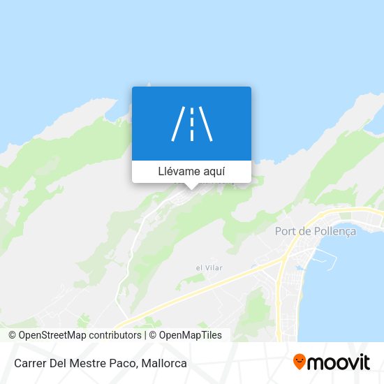 Mapa Carrer Del Mestre Paco