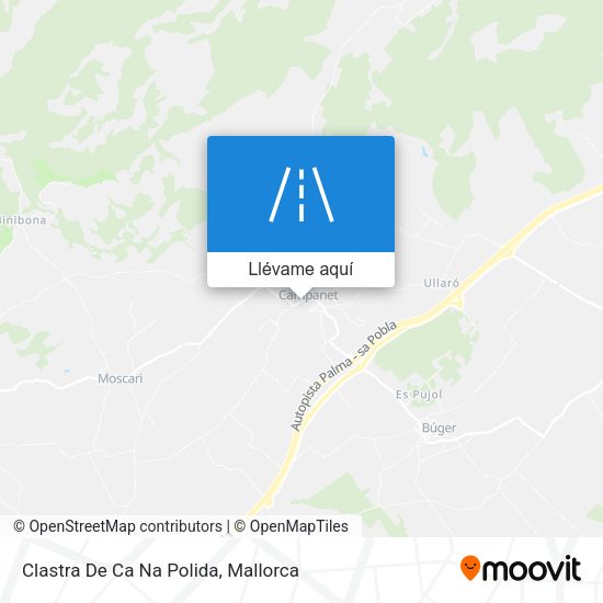 Mapa Clastra De Ca Na Polida
