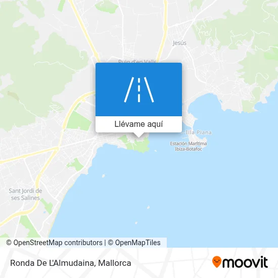 Mapa Ronda De L'Almudaina