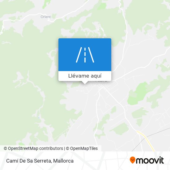 Mapa Camí De Sa Serreta