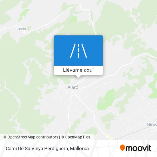 Mapa Camí De Sa Vinya Perdiguera