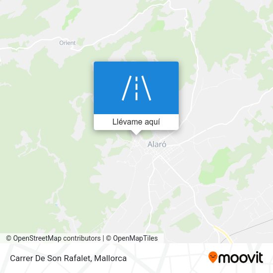 Mapa Carrer De Son Rafalet