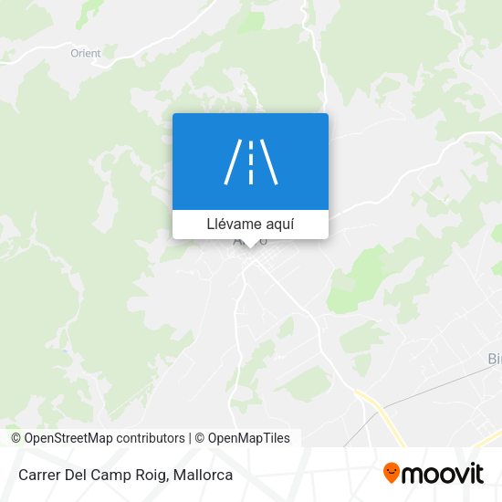Mapa Carrer Del Camp Roig