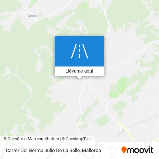 Mapa Carrer Del Germà Julio De La Salle