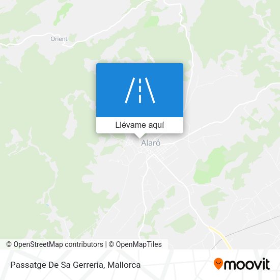Mapa Passatge De Sa Gerreria