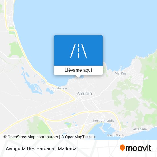 Mapa Avinguda Des Barcarès