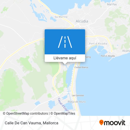 Mapa Calle De Can Vauma