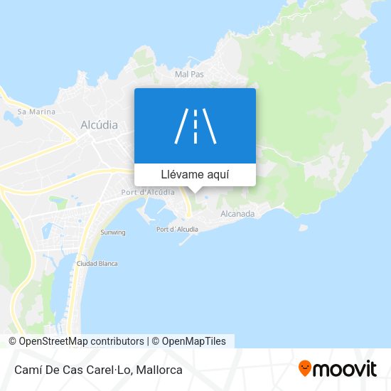 Mapa Camí De Cas Carel·Lo